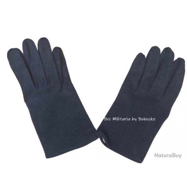 Paire de gants militaire franais bleu marine -Taille 7/Taille S