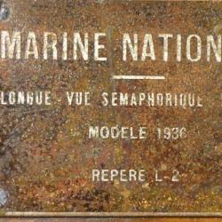 LONGUE-VUE - SEMAPHORIQUE - MARINE NATIONALE FRANCAISE