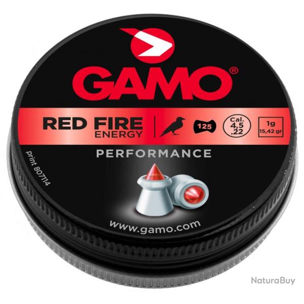 ( Plombs RED FIRE ENERGY 4,5 mm - GAMO)Plombs RED FIRE ENERGY 4,5 mm - GAMO