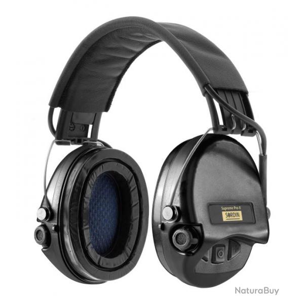 ( CASQUE ACTIF SUPREME PRO NOIR - MSA SORDIN + COUSSINETS)Casque actif SUPREME PRO NOIR - SORDIN + C