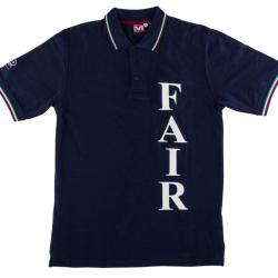 ( Polo Fair manches courtes Bleu)Polo Fair manches courtes Bleu