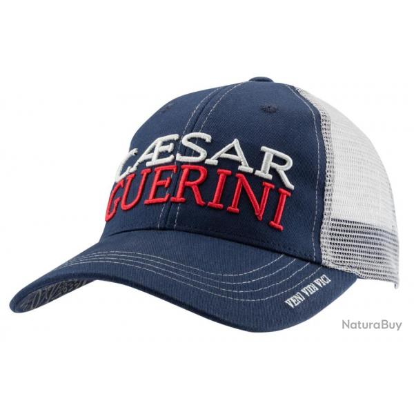 ( CAESAR GUERINI - Casquette bleue et grise mesh )CAESAR GUERINI - Casquette bleue et grise mesh