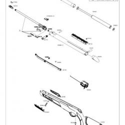 ( 30480 - Gamo Plaquette Droite de Crosse Viper)Pièces détachées GAMO Shadow IGT 19.9J 4.5 mm