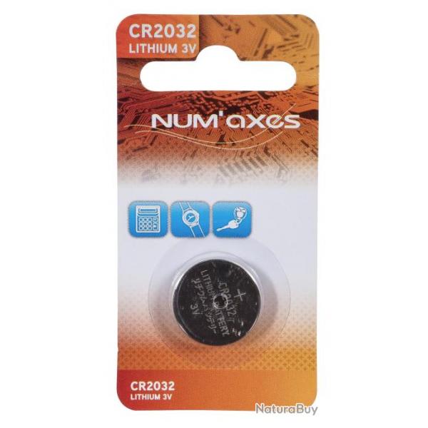 ( NUM'AXES - Blister 1 pile CR2032 lithium 3 V (Equivalence : DL2032))NUM'AXES - Blister 1 pile CR20