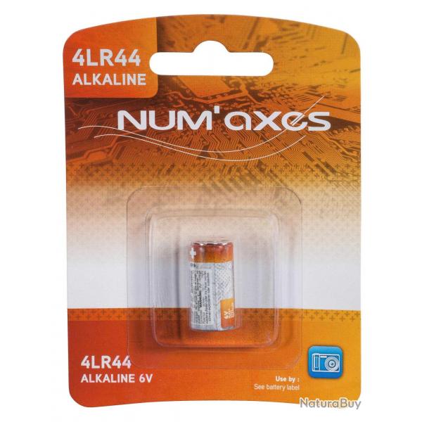 ( NUM'AXES - Blister 1 pile 4LR44 alcaline 6 V)NUM'AXES - Blister 1 pile 4LR44 alcaline 6 V