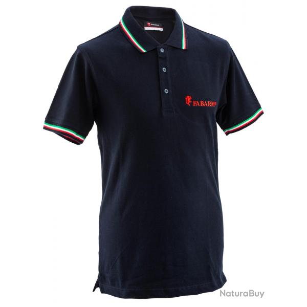 ( Polo Fabarm Manches courtes bleu marine)Polo Fabarm Manches courtes bleu marine