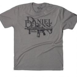 ( Daniel Defense - T-Shirt Automatic Gris - T-XL)Daniel Defense - T-Shirt Classic Gris