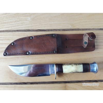 Couteau Joker Modèle Arrui – Lame 12 Cm, étui Cuir, Fabriqué En Espagne (Occasion, état Neuf)