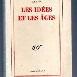 Les idées et les âges Livres I à IX par Alain