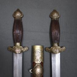 Paire d'épées doubles Chinoise dit shuang jian - Chine, 19ème siècle (2)