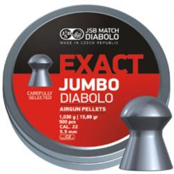 Boîte de 500 plombs JSB Diabolo Jumbo Exact - Cal. 5.52