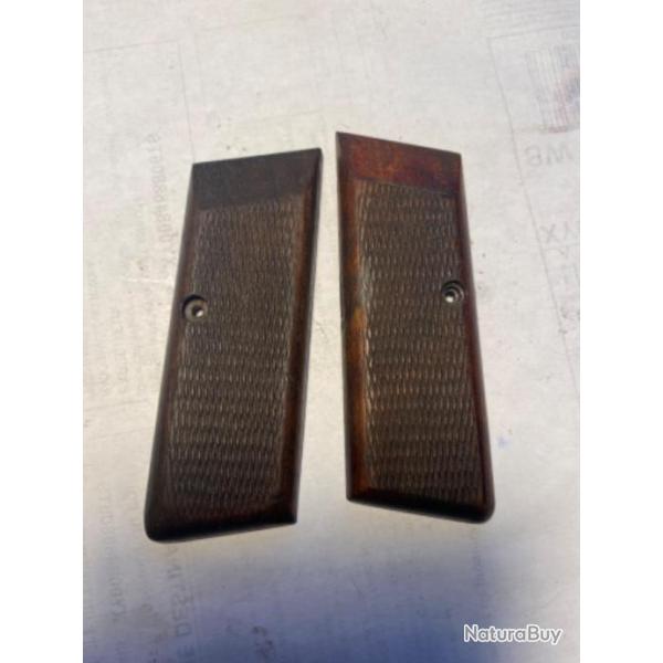 Paires plaquettes browning 10/22 1910 1922 bois