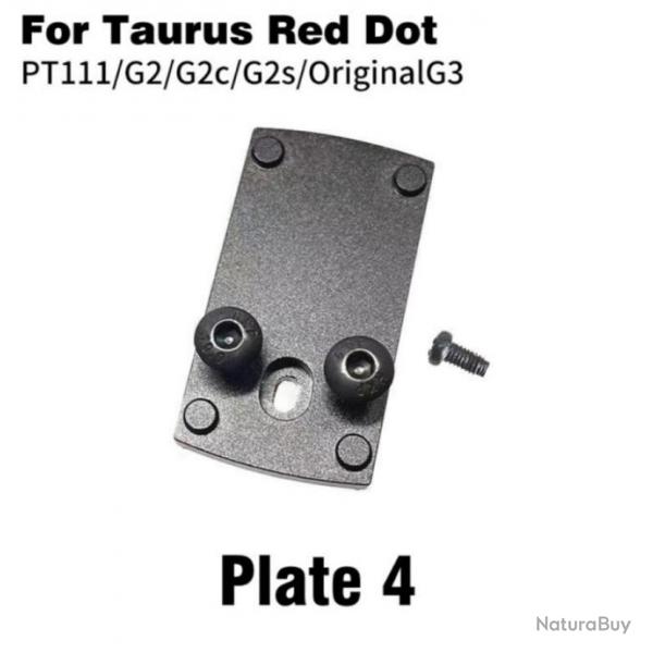 Embase montage pour point rouge Taurus PT111 G2 G2c G2s G3 PT140 PT709 PT740 TX22 - Modle 4