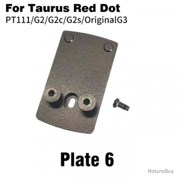 Embase montage pour point rouge Taurus PT111 G2 G2c G2s G3 PT140 PT709 PT740 TX22 - Modle 6