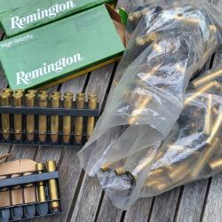 1 boîte de cartouches Remington en 444 Marlin + 235 étuis tirés une fois TBE