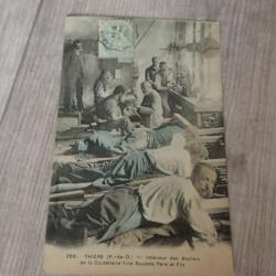 Carte postale Fabrication de sabres à la coutellerie Sauzède de THIERS