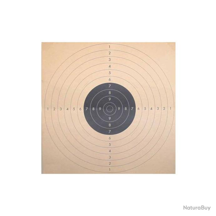 Cible C50 pour le tir à 25 / 50 m centre noir 1 Cibles papiers — free download