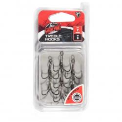 Hameçon Triple Fox Rage Strike Point Treble Hook n°4 par 6