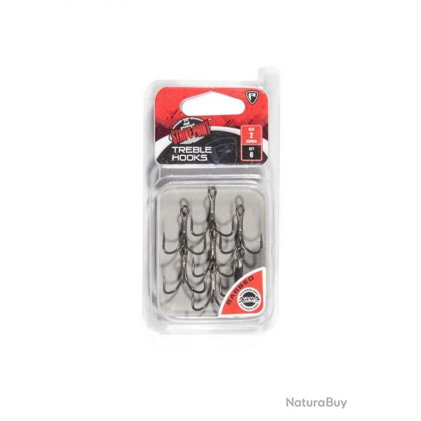 Hameon Triple Fox Rage Strike Point Treble Hook n2 par 6