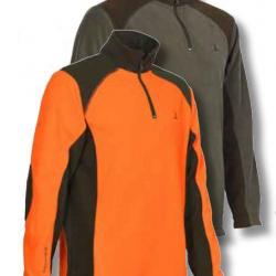 Polo polaire de chasse Orange