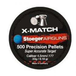 Plombs STOEGER x-match cal.4,5 boite de 500
