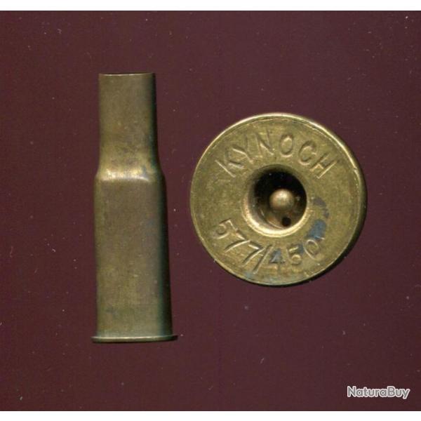 .450-577 Martini Henry - douille laiton vide jamais charge - marquage : KYNOCH 577/450