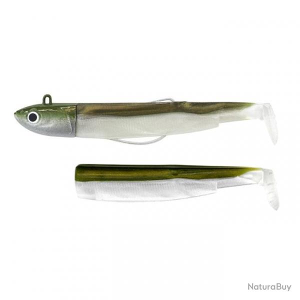 Leurre Souple Fiiish Combo Deep Black Minnow 12Cm - 37Gr - Kaki