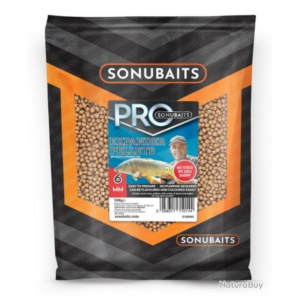 SONUBAITS PELLETS PRO EXPANDER PELLETS 500GR SONUBAITS 6mm