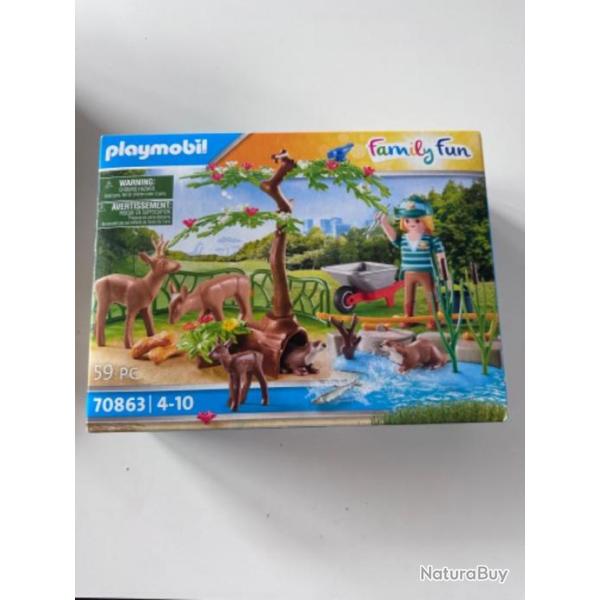 Vend playmobil avec animaux neuf