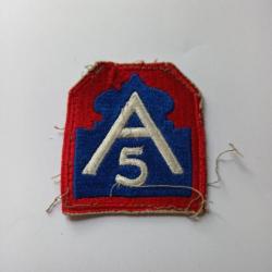 Patch armée us 5th ARMY ww2 original 1