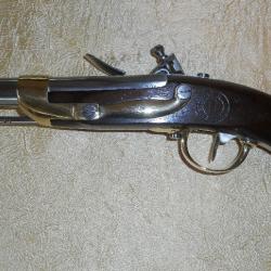 Pistolet réglementaire de cavalerie ,modèle 1822
