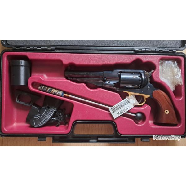 Kit Revolver poudre noire 1858 Remington Pietta .44 sheriff + barillet + malette