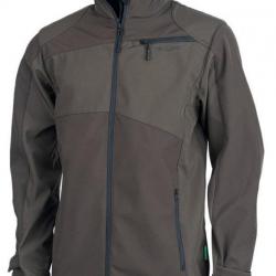 Veste outdoor Softshell kaki TREELAND