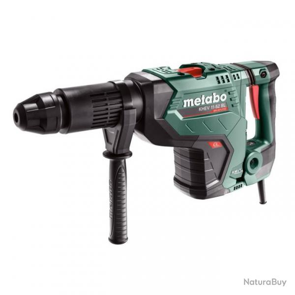 Marteau combin SDS-Max Metabo KHEV 11-52 BL 1500W 18,8J perage bton 52mm avec coffret plastique