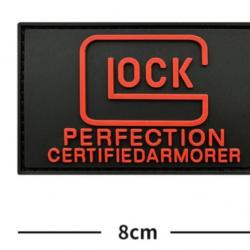 GLOCK PATCH scratch/PVC/ ref Rouge certi.