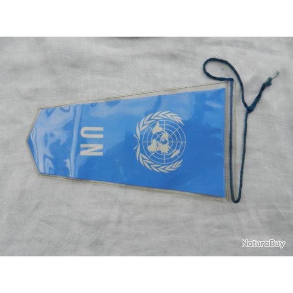 fanion bleu U.N. United Nations - Nations Unies