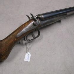 Fusil HUSQVARNA modèle 1877 Cal 12 à chiens, mise à prix 1 euro sans prix de réserve!!!