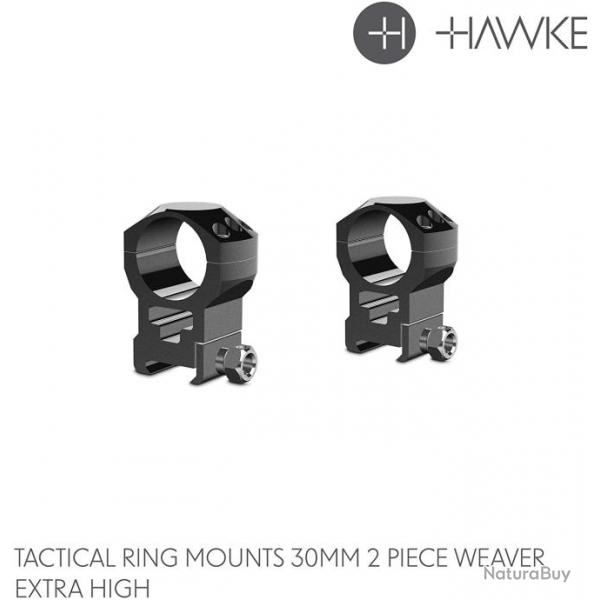 HAWKE TACTICAL RING MOUNT WEAVER 30MM EXTRA HIGH - 24118