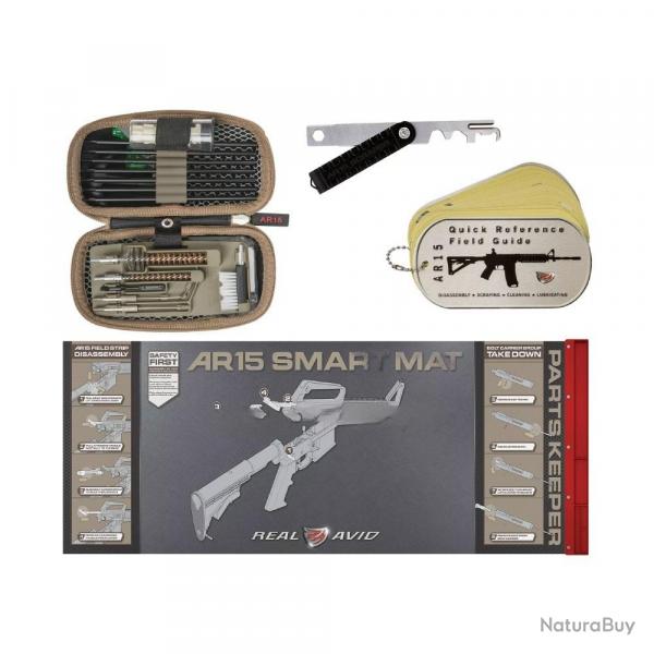 REAL AVID AVAR15CLPK AR-15 Pack de nettoyage