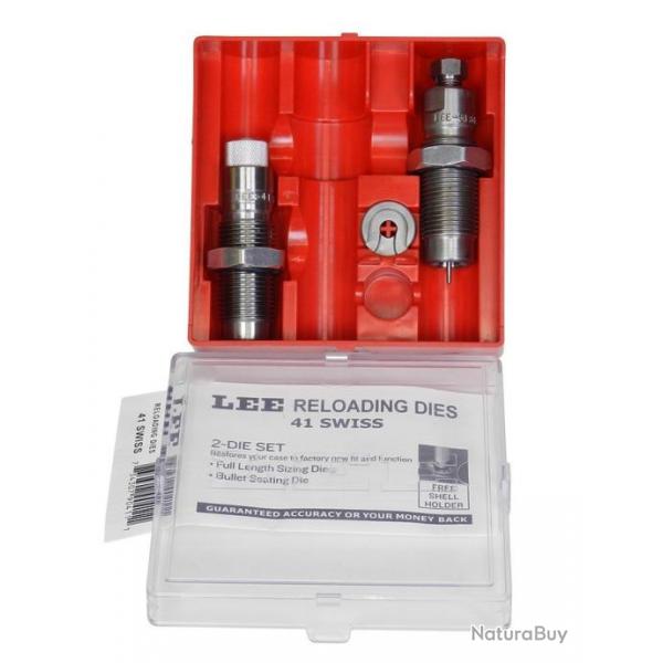 Jeux 2 outils Lee Precision LEE, 41 SWISS FULL LENGTH SIZING