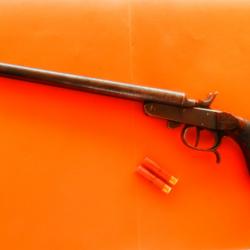 Pistolet de chasse vénerie double canons juxtaposés cal 12mm 410X60