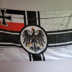 Replique drapeau marine imperiale allemande ww1 reich kaisermarine 150 x 100 cm
