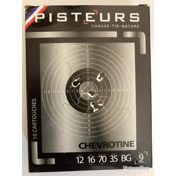 Chevrotines 9 grains "00" Pisteurs/Unifrance calibre 12/70.