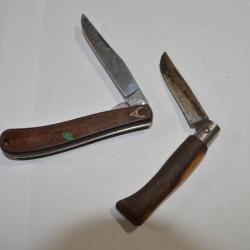 Lot de deux couteau Couteau de poche vintage IMPERIAL IRLANDE INOX OPINEL (1)