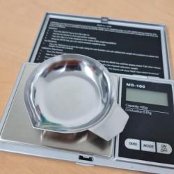 Coupelle de pesée INOX pour balance de précision dosage poudre rechargement