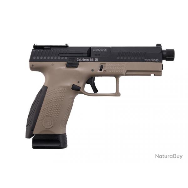 PISTOLET 6MM CZ P10C OR-OT CO2 BLOWBACK NOIR ET TAN