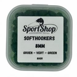 SPORTSHOP PELLETS D'ESCHAGES SOFTHOOKERS VERT 8MM 80GR