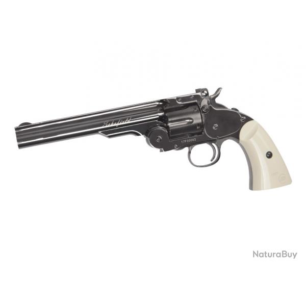 REVOLVER SCHOFIELD ASG 6" CO2 GREY FULL METAL calibre 4.5 mm