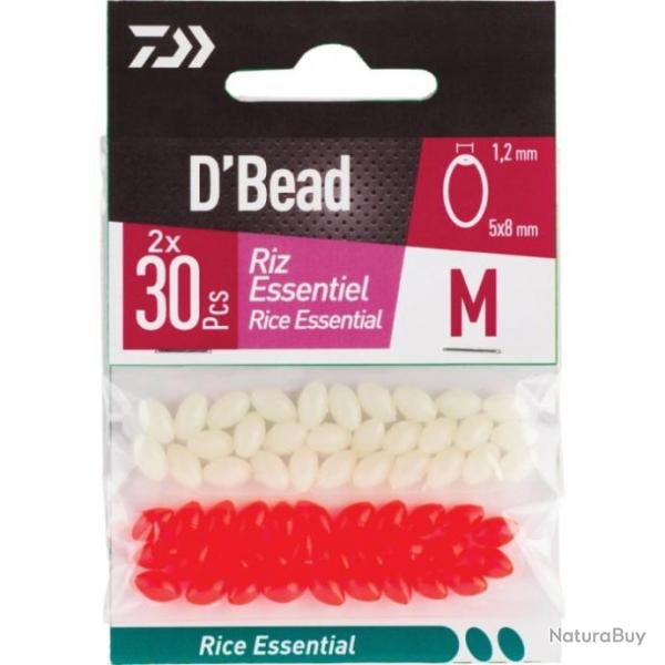 Combo 2 couleurs Perles Riz Daiwa D'Bead S - L