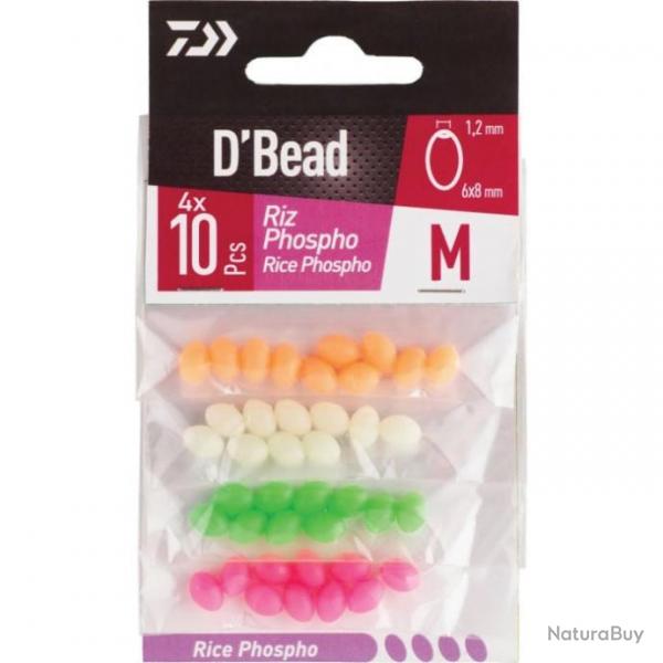 DP-24 ! Combo Perles Riz Phospho Daiwa D'Bead S - L